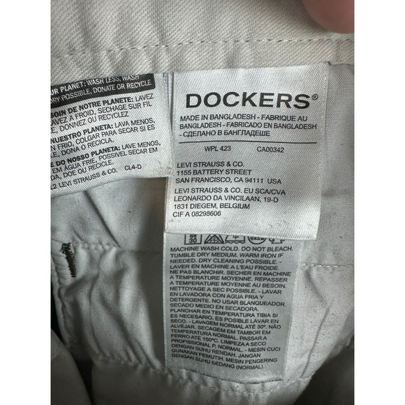 Dockers Men's Camouflage Cargo Shorts Flat Front Casual Outdoor Size 32 Rugby - Picture 7 of 9